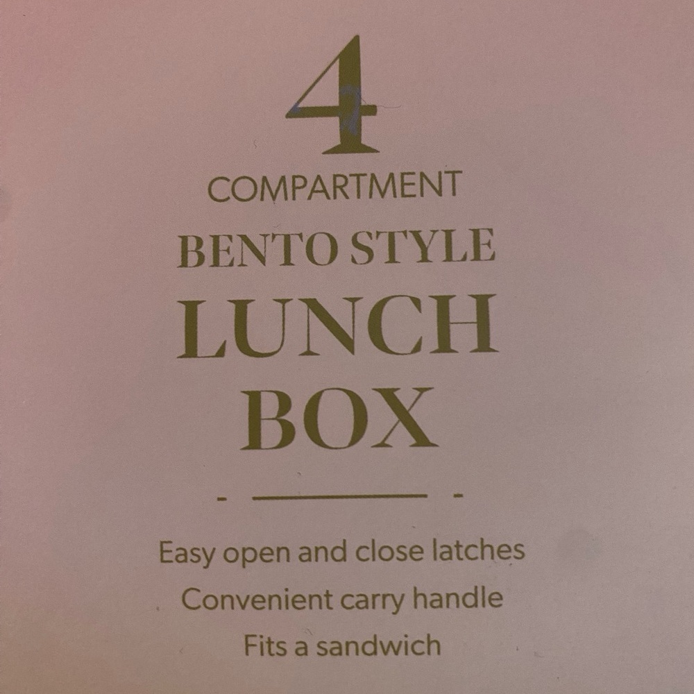 Paris Hilton Bento Lunch Box Pink Glitter - Picture 7 of 7